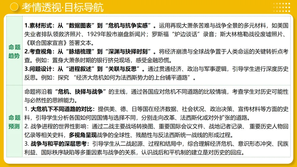 【中考复习】|专题30:经济大危机和第二次世界大战 第5张