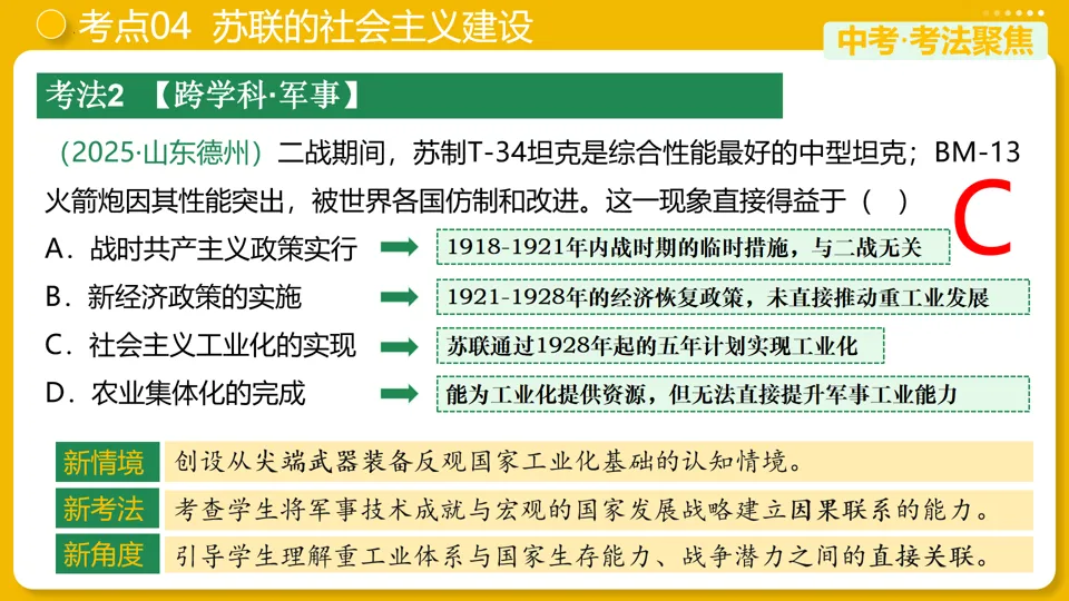 【中考复习】|专题29:第一次世界大战和战后初期的世界 第21张