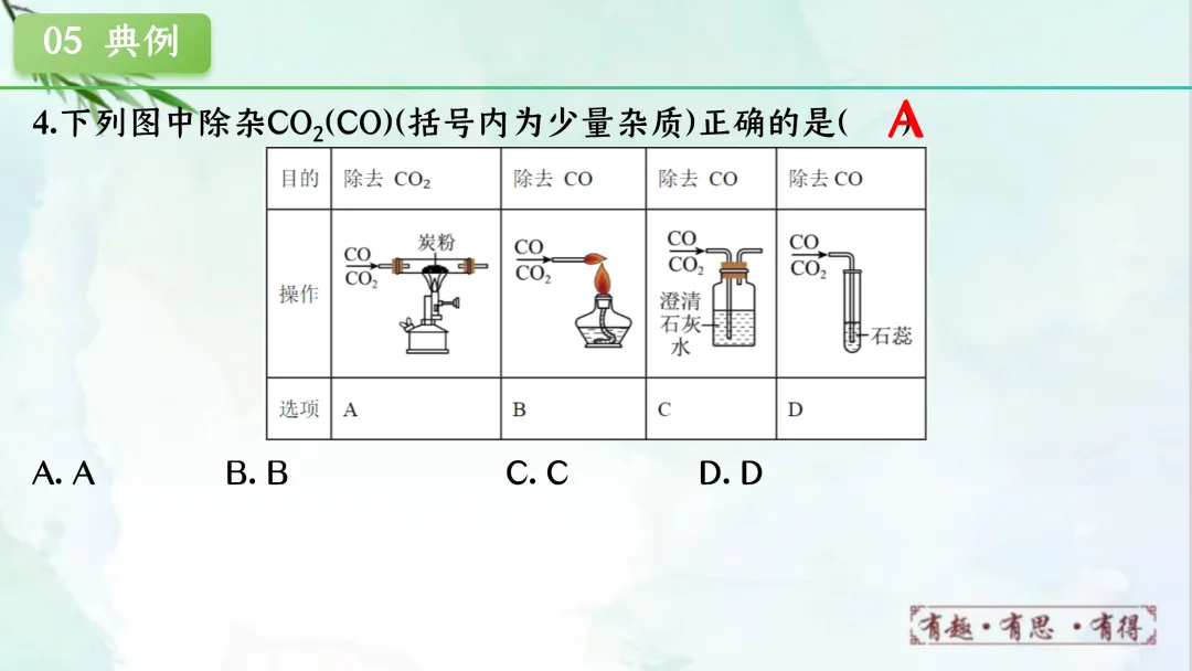 F622 一轮复习 备战中考2026 优质课资源包 初中化学《专题复习---第六单元 碳和碳的氧化物》课件PPT+教学设计Word 第52张