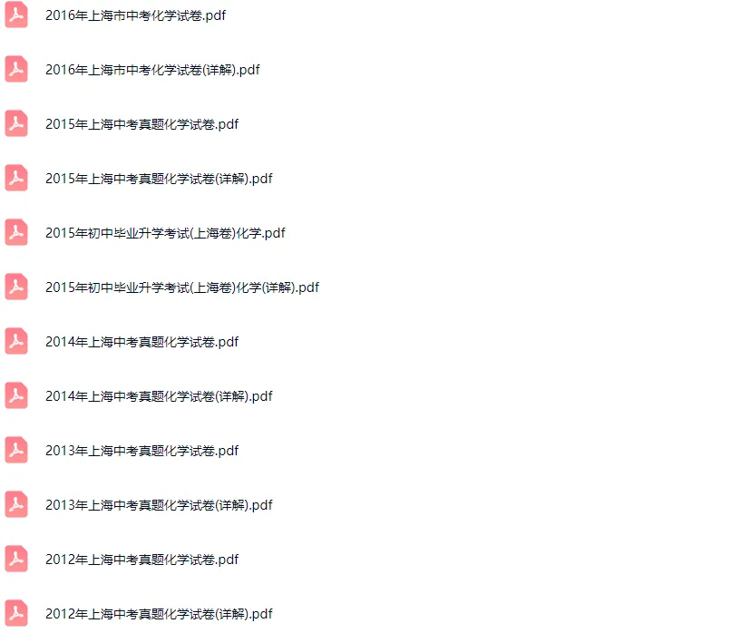 2009-2024学年上海各区中考化学真题及答案解析 第4张