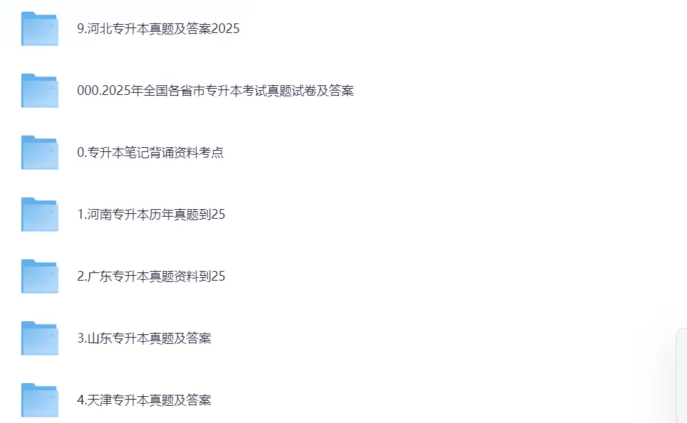 【26专升本】全国各省统招专升本历年真题及答案解析(2015-2025年) 第2张
