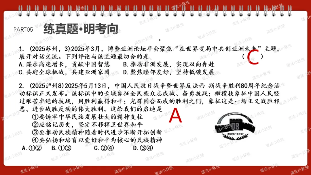 2026春||中考一轮 九下 第一单元《我们共同的世界》复习课件展示 第19张