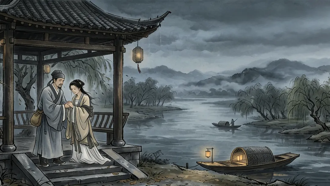 柳永《雨霖铃》诗词<批注+译文+赏析+真题> 第1张