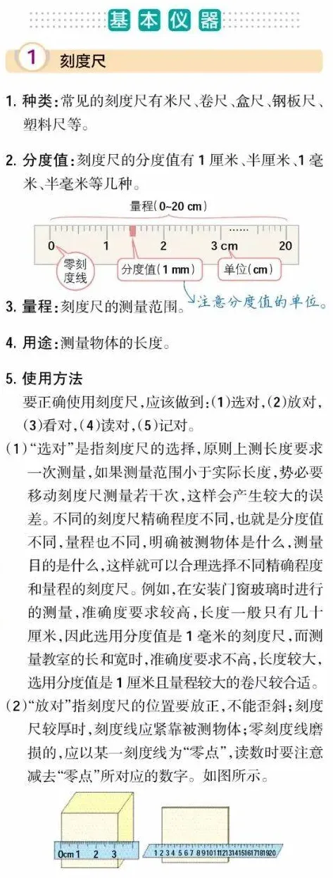 中考物理实验知识点梳理大全 第2张