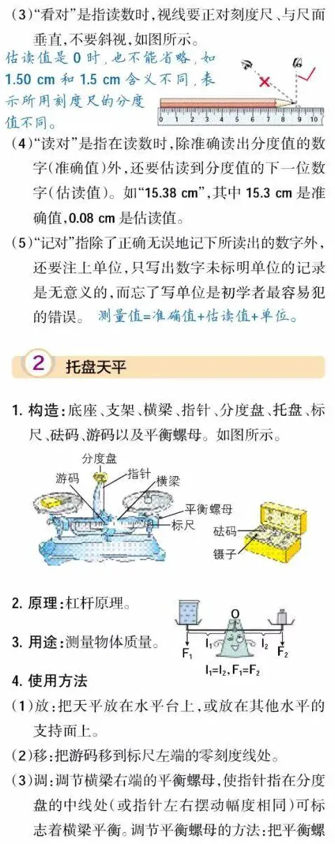 中考物理实验知识点梳理大全 第3张