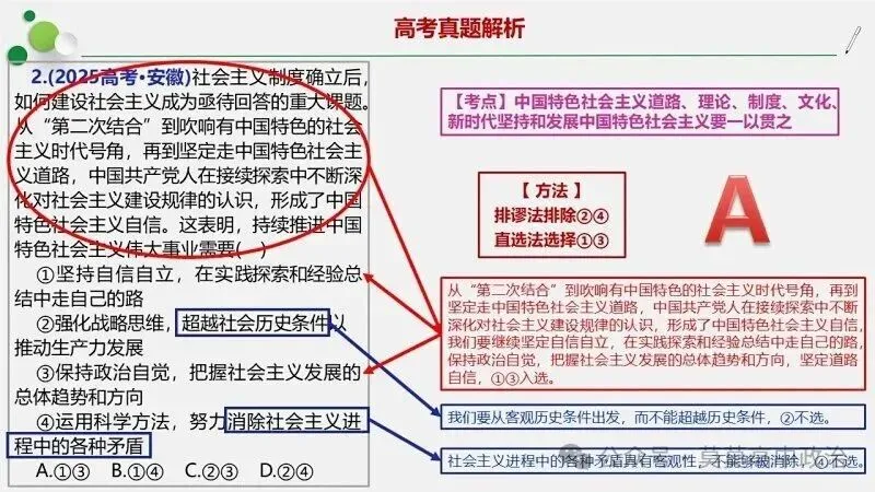 选择题答题一般技巧、方法与经典高考真题分模块针对训练-2026版 第11张