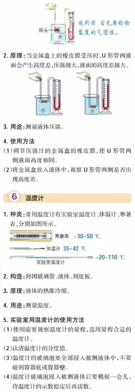中考物理实验知识点梳理大全 第6张