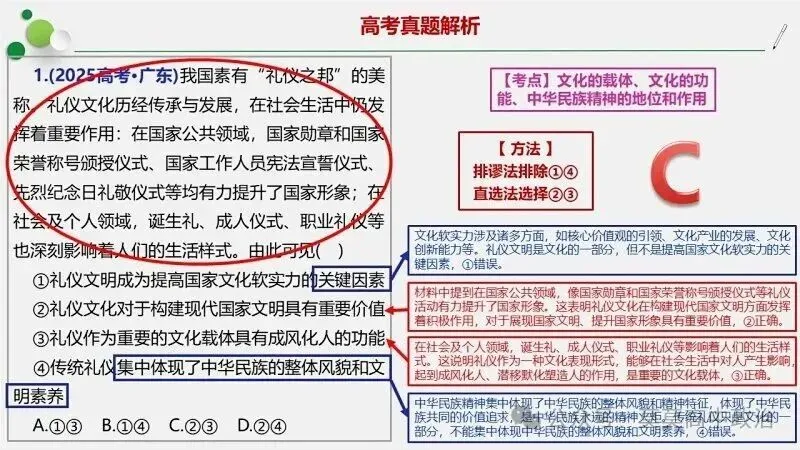 选择题答题一般技巧、方法与经典高考真题分模块针对训练-2026版 第25张
