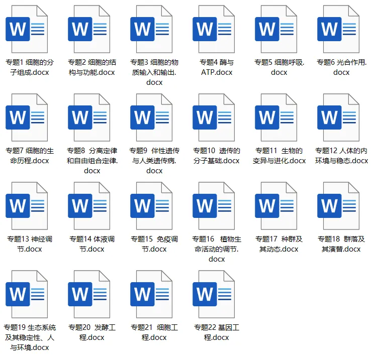 2015-2024年10年高考真题专题分类汇编(WORD文件,免费下载) 第2张