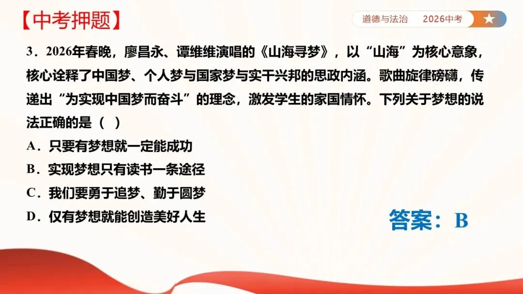 2026年中考道法时政热点专题课件47:2026年春节联欢晚会 第50张