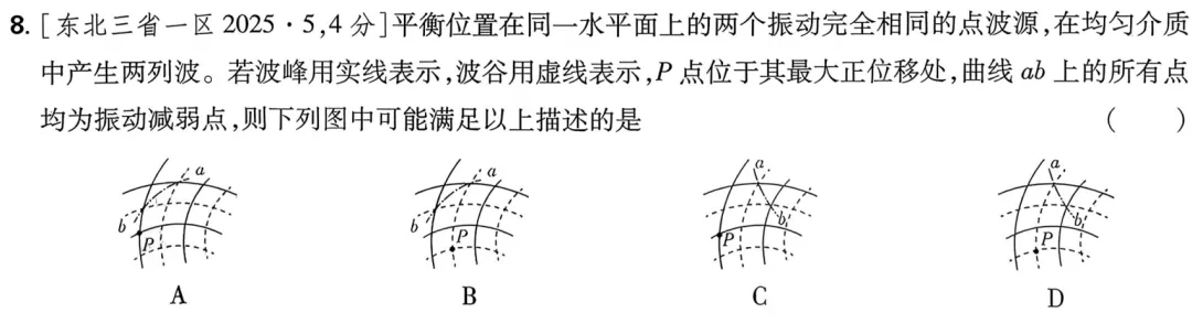 近三年高考物理真题分类练:机械振动与机械波(2023-2025年真题) 第11张