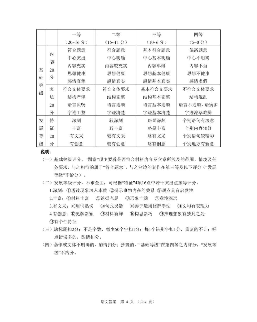 2026年高三第一次模拟考试语文试卷+参考答案 第14张