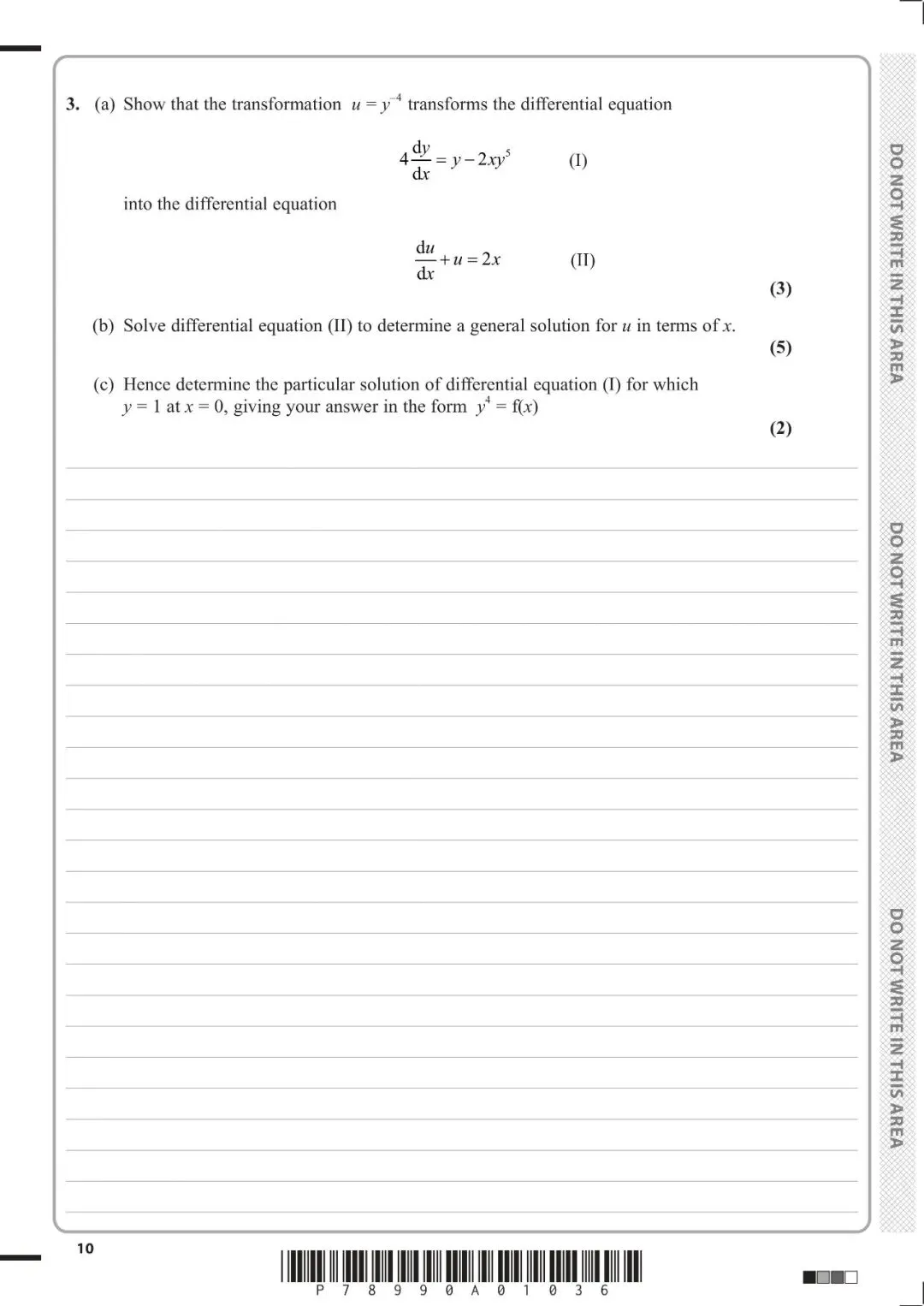 2026 1月edexcel fp2真题 第10张