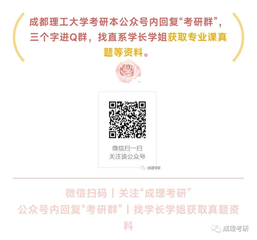 2027成都理工大学考研专业课真题、扬小硕学长学姐专业课笔记资料群@2027研考生 第8张