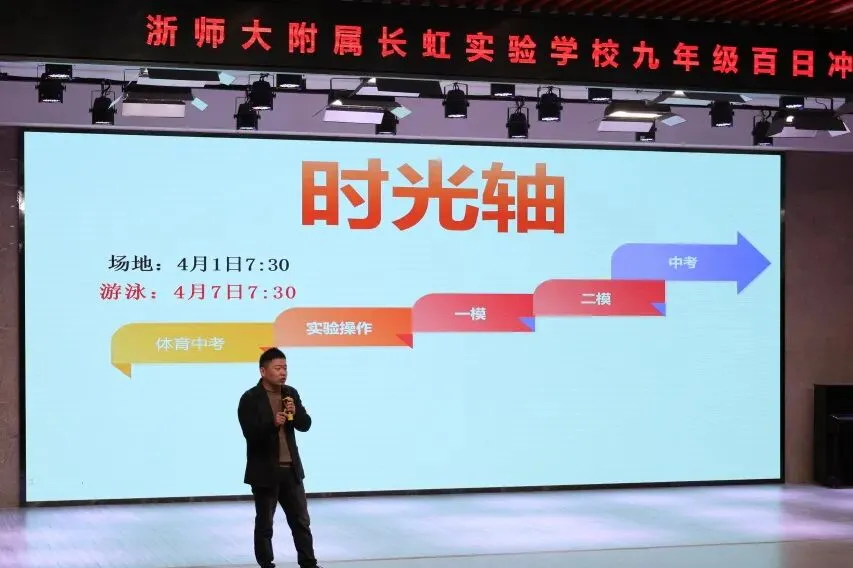 冲刺百日,决胜中考——浙师大附属长虹实验学校举行九年级中考百日激励大会 第32张