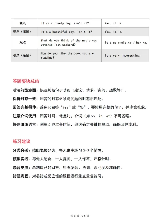 5.17日开考!上海初三中考英语听说测试满分攻略(全套备考资料含音频) 第7张