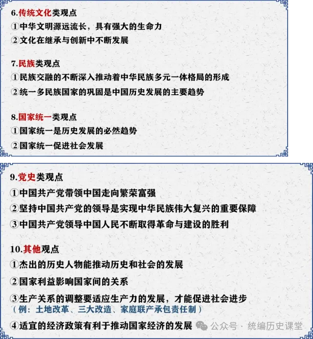 2026中考:历史论述题观点整合 第3张