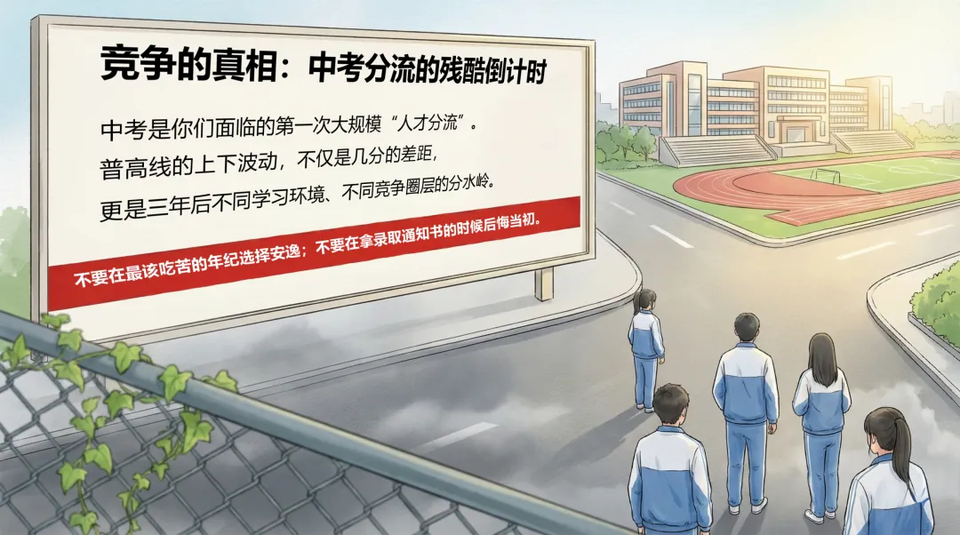 中考百天冲刺班会课:没有虚无缥缈的鸡汤,只有字字见血的真相. 第6张