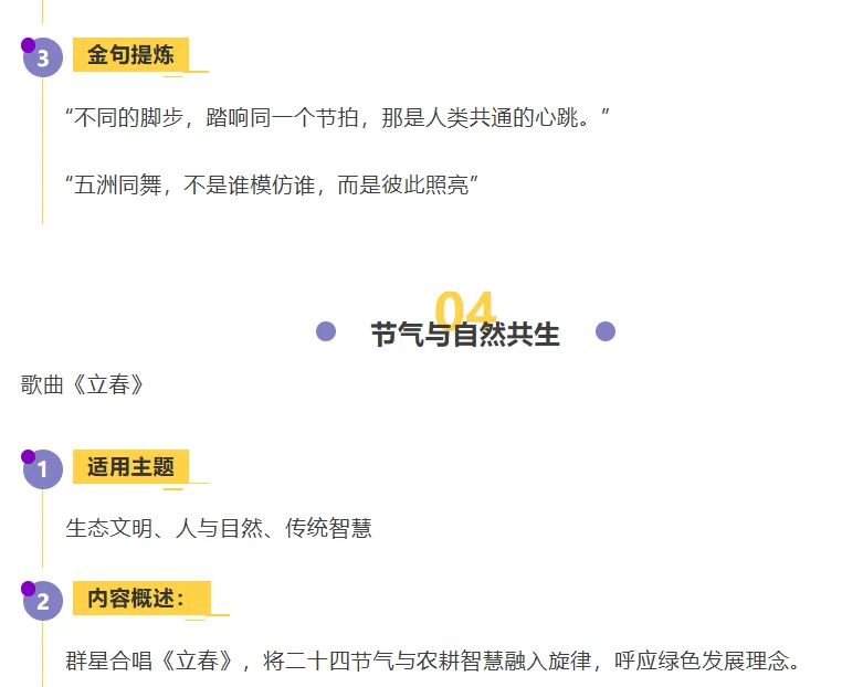 春晚 = 中考作文素材库!赶紧摘抄! 第11张