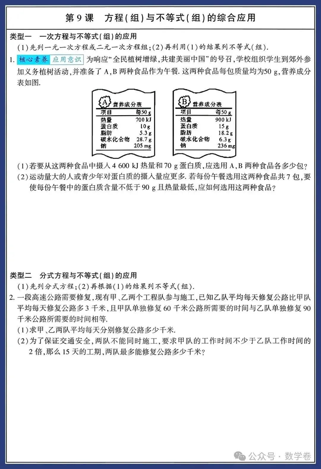2026中考数学知识要点 第12张