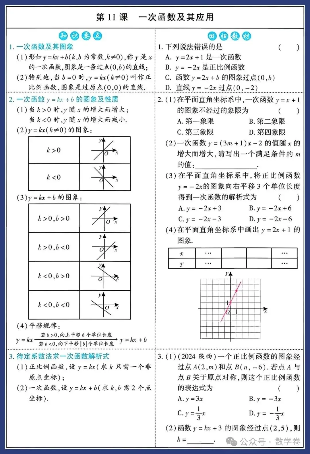 2026中考数学知识要点 第15张