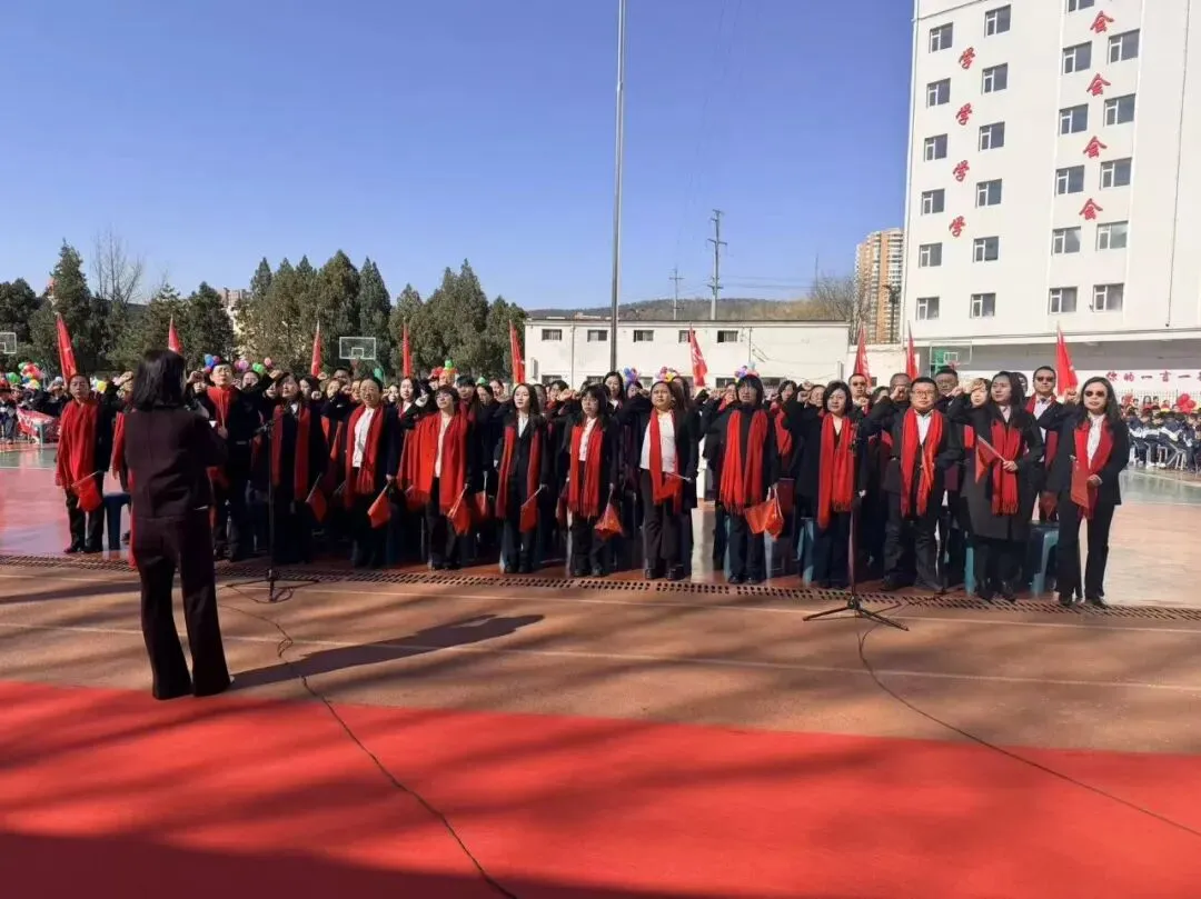 百日砺剑,逐梦中考——吕梁市第五中学2026届初三中考百日誓师大会圆满举行 第13张