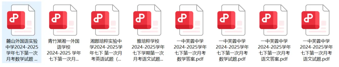 超全!长沙四大下册第一次月考真题试卷及答案 第3张