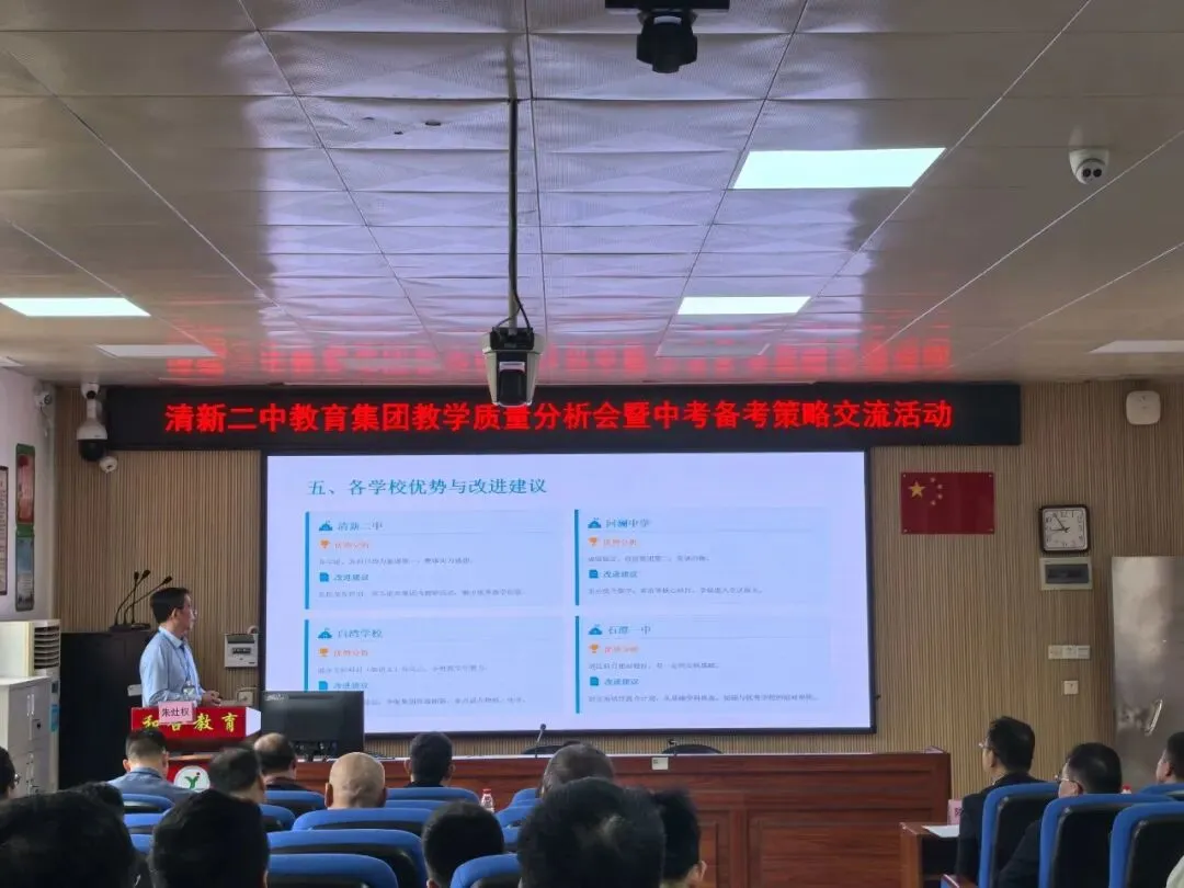 凝心聚力析质量,精准施策备中考——清新二中教育集团3月理事会、教学质量分析会暨备考策略交流活动圆满举行 第20张