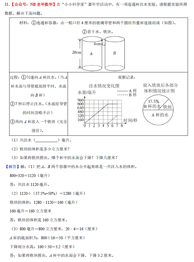 2025年浙江省宁波市镇海区小升初数学试卷 第9张