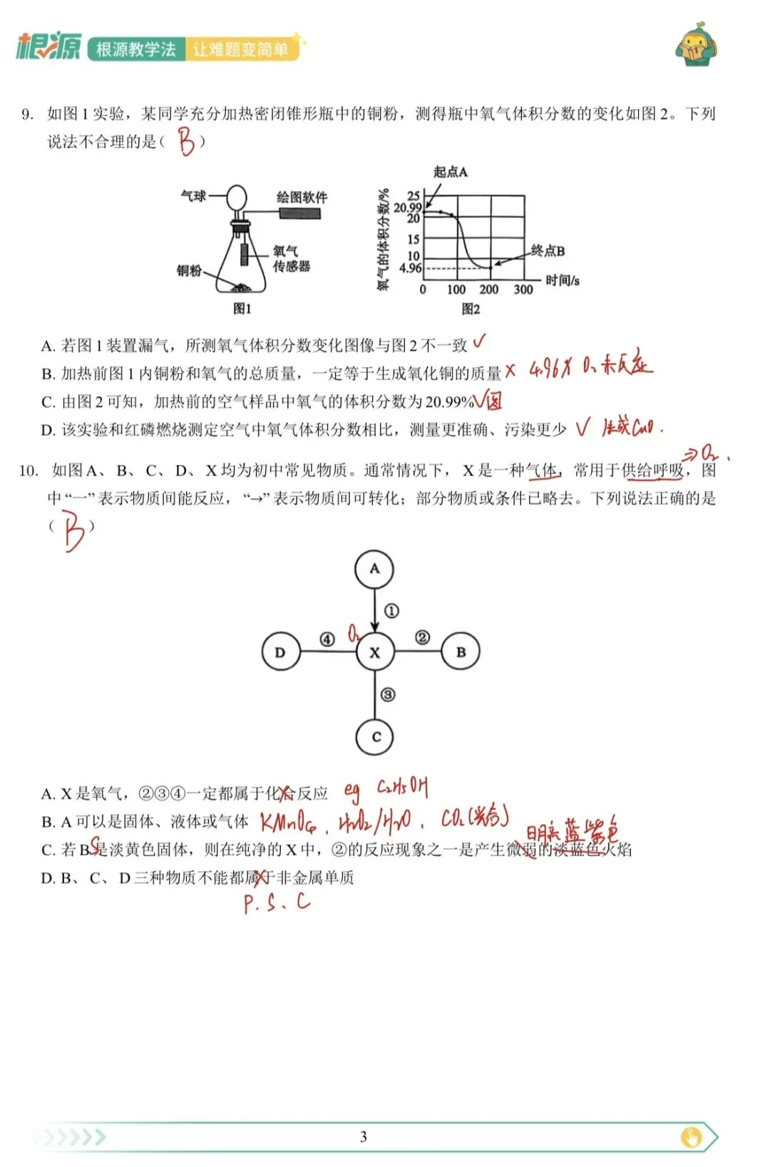 深圳九年级最新34校联考数理化试卷详细解析出炉! 第15张