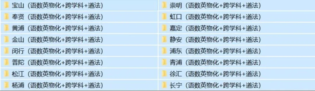 领!近3年上海16区中考二模真题汇总 第7张