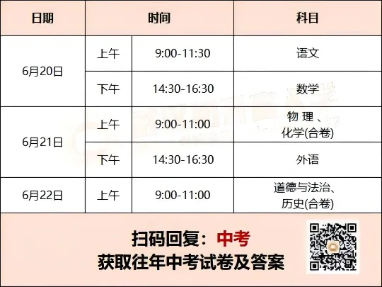 什么?今年中考时间推迟一周!武汉中考时间会跟着变吗? 第5张