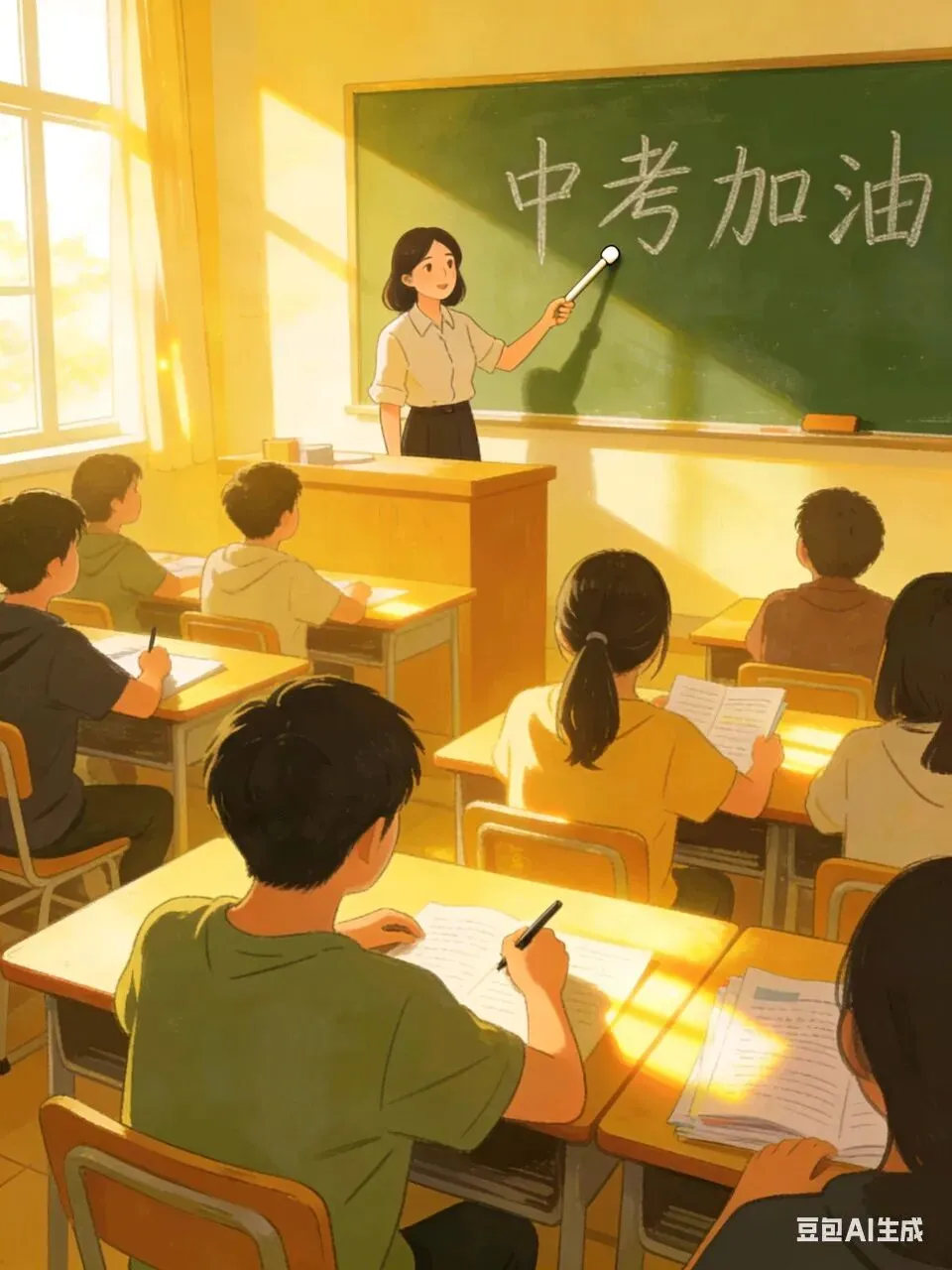 以心暖心,助力中考 第2张