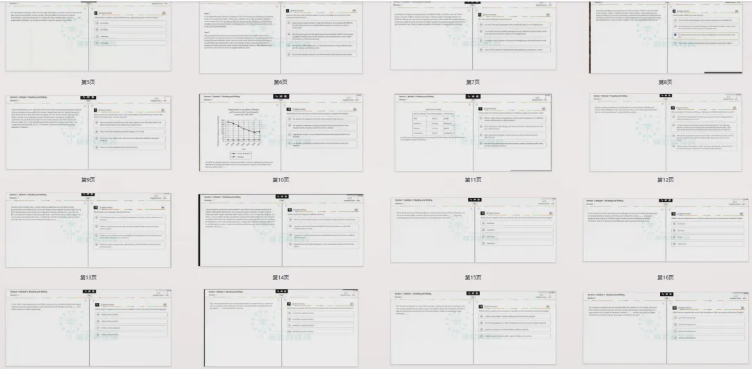 SAT机考提分密码:35%-40%真题重复率,领2025SAT亚太真题电子版,备考不走弯路! 第4张