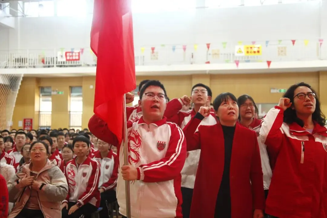 百日砺剑战中考 青春逐梦向未来——我校初三年级隆重举行中考百日誓师大会 第37张