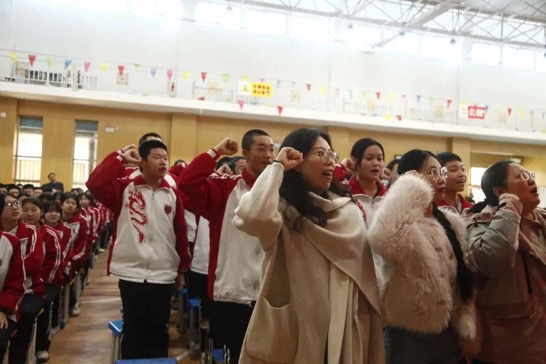 百日砺剑战中考 青春逐梦向未来——我校初三年级隆重举行中考百日誓师大会 第58张