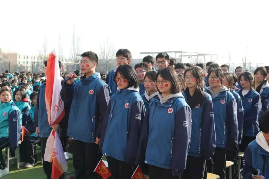 【阳泉一中】百日砺剑战中考,一鼓作气创辉煌!——我校举行2026届初三百日誓师大会 第23张