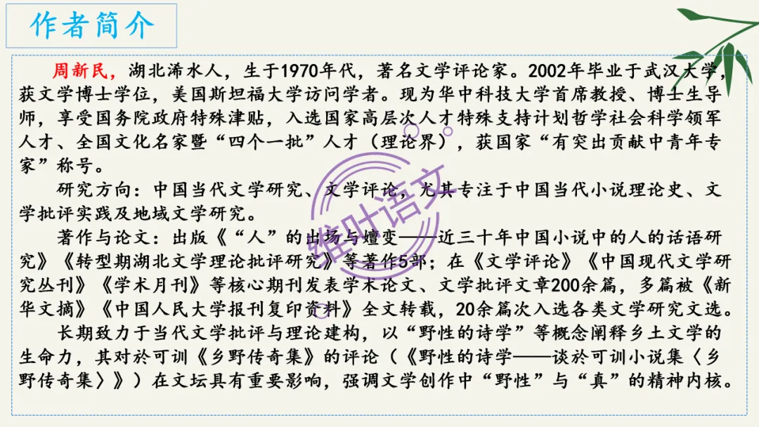 模考讲评 | 湖北省武汉市2026届高中毕业生三月调研考试语文讲评课件,内附范文+点评 第40张