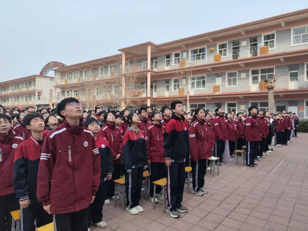 【德慧校园·百日誓师】中考百日冲刺 燃爆热血青春——涞水县第三中学百日誓师暨校园开放日活动 第12张