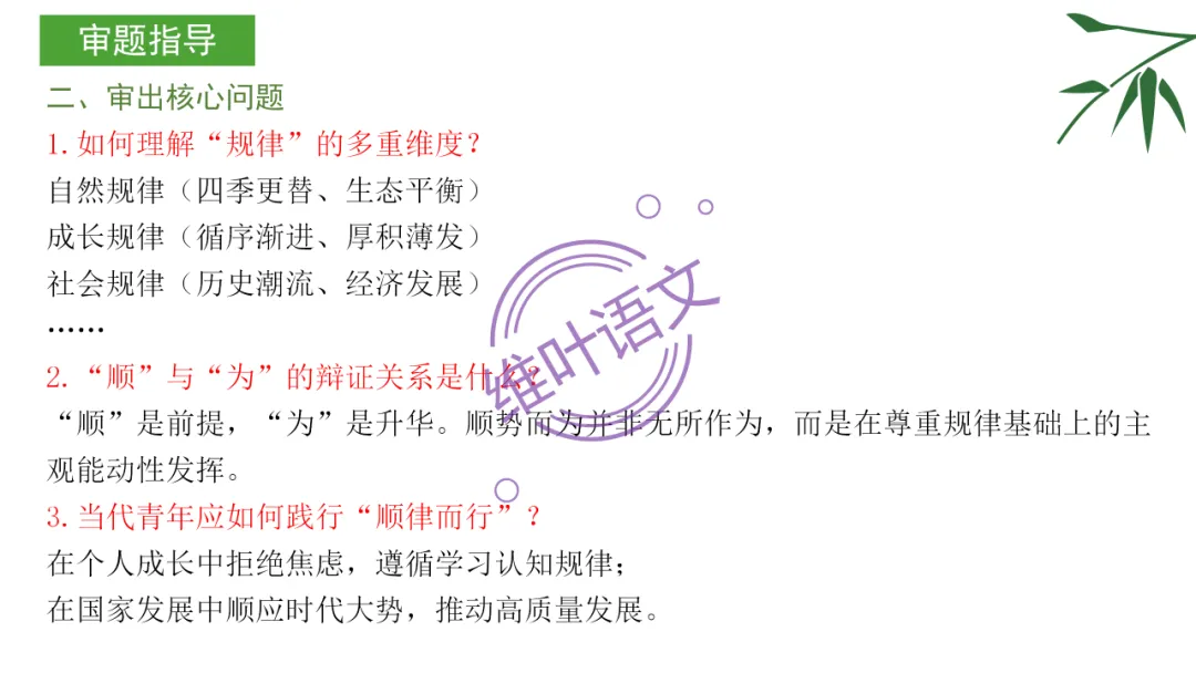 模考讲评 | 湖北省武汉市2026届高中毕业生三月调研考试语文讲评课件,内附范文+点评 第128张