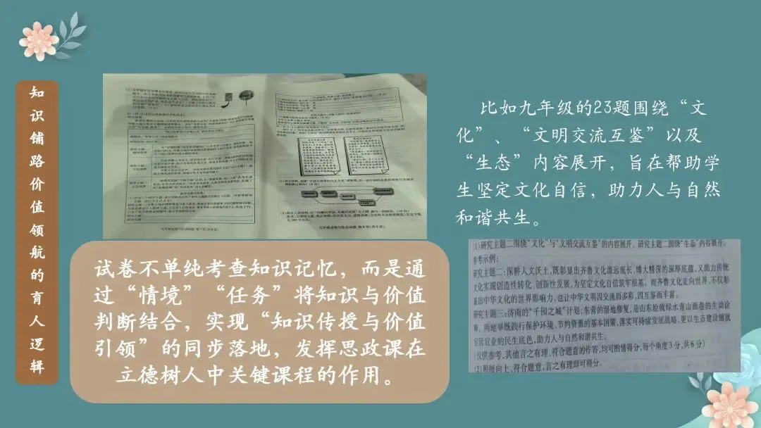 【期末试题分析】春风沐卷研真题 素养领航启新程——七、八、九年级期末质量检测题共性分析 第35张