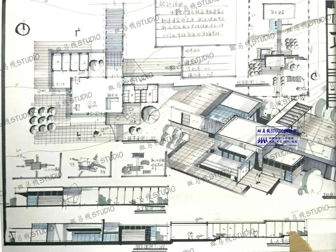 建筑复试快题展 华科建筑复试快题真题客房接待改扩建设计(上) | 97 第5张