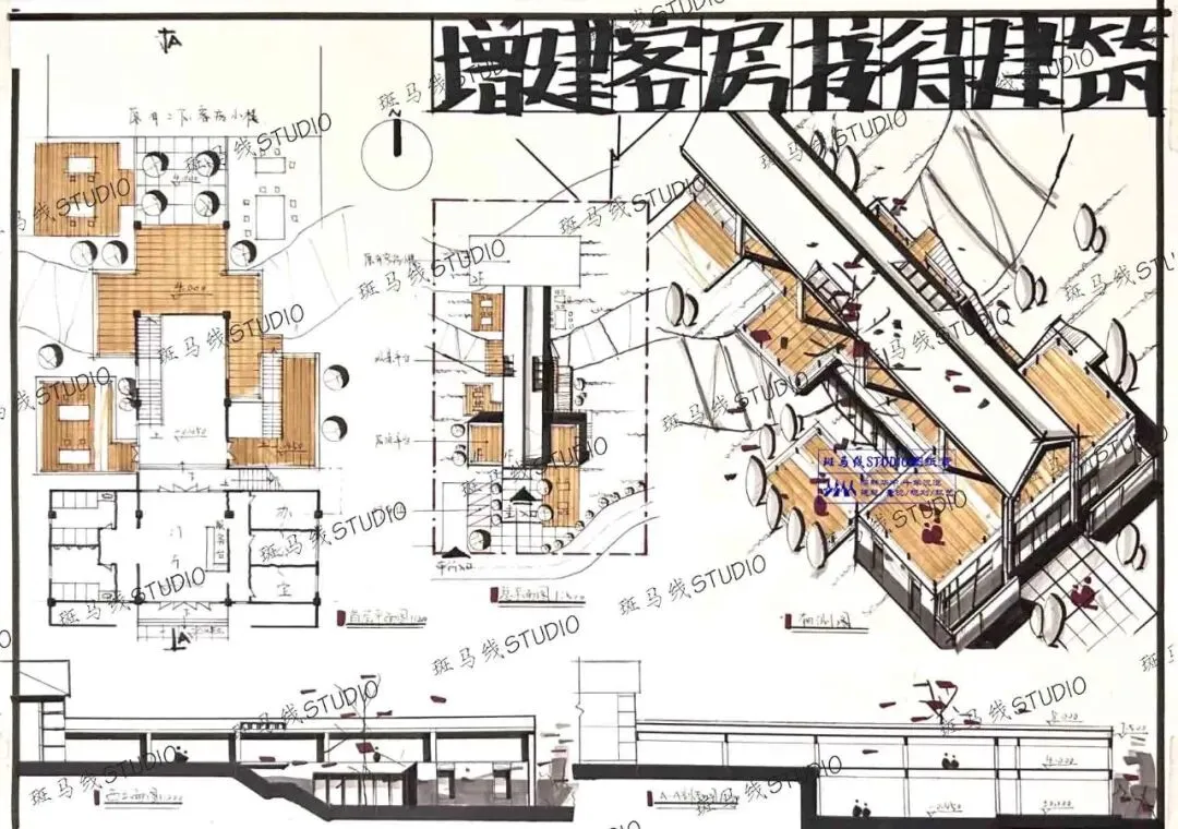 建筑复试快题展 华科建筑复试快题真题客房接待改扩建设计(上) | 97 第15张