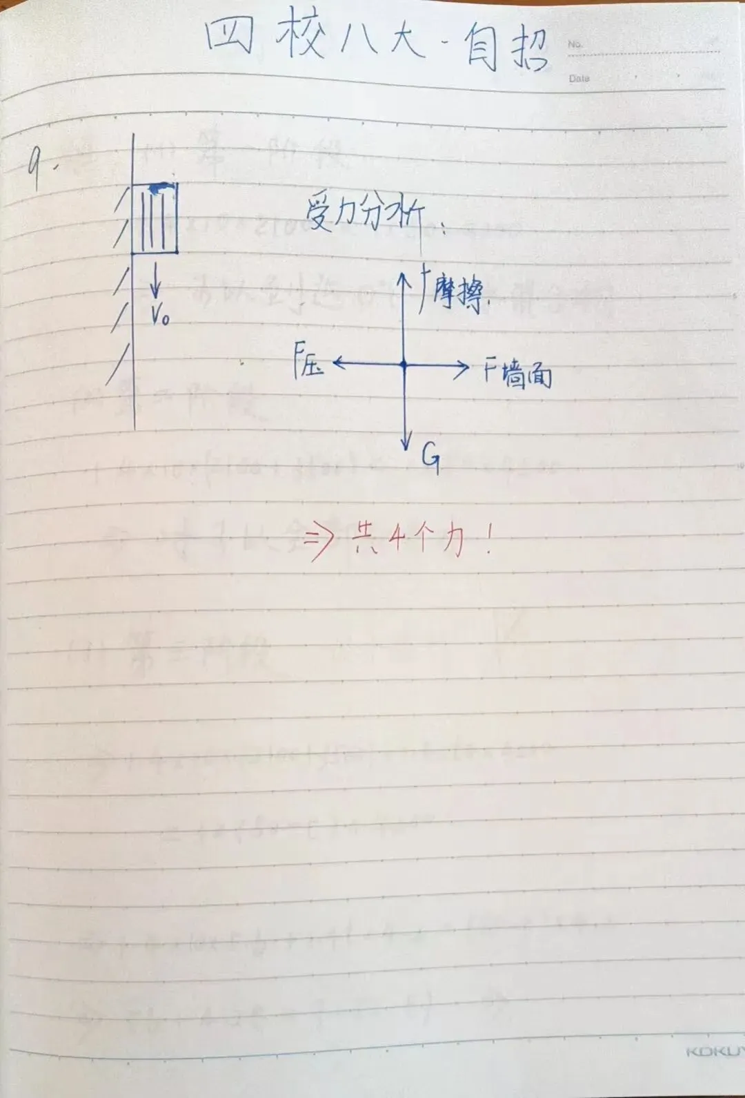 582 上海中考物理自招——0个力? 第2张