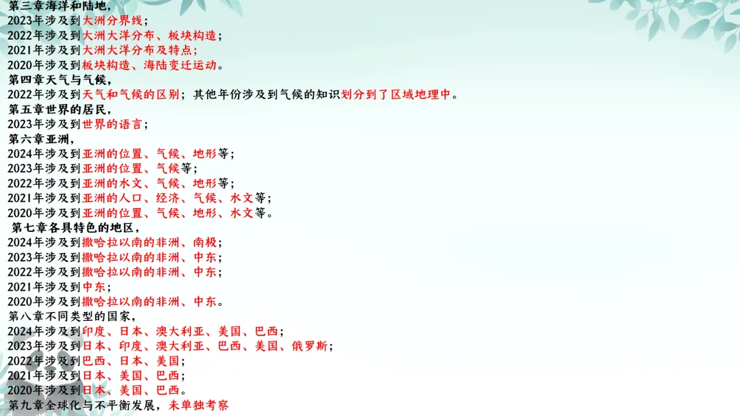SK230 初中地理 中考讲座资源《新课标视域下中考地理命题解读与备考策略 ----初中地理复习备考》讲座课件PPT+ 文字稿Word 第54张