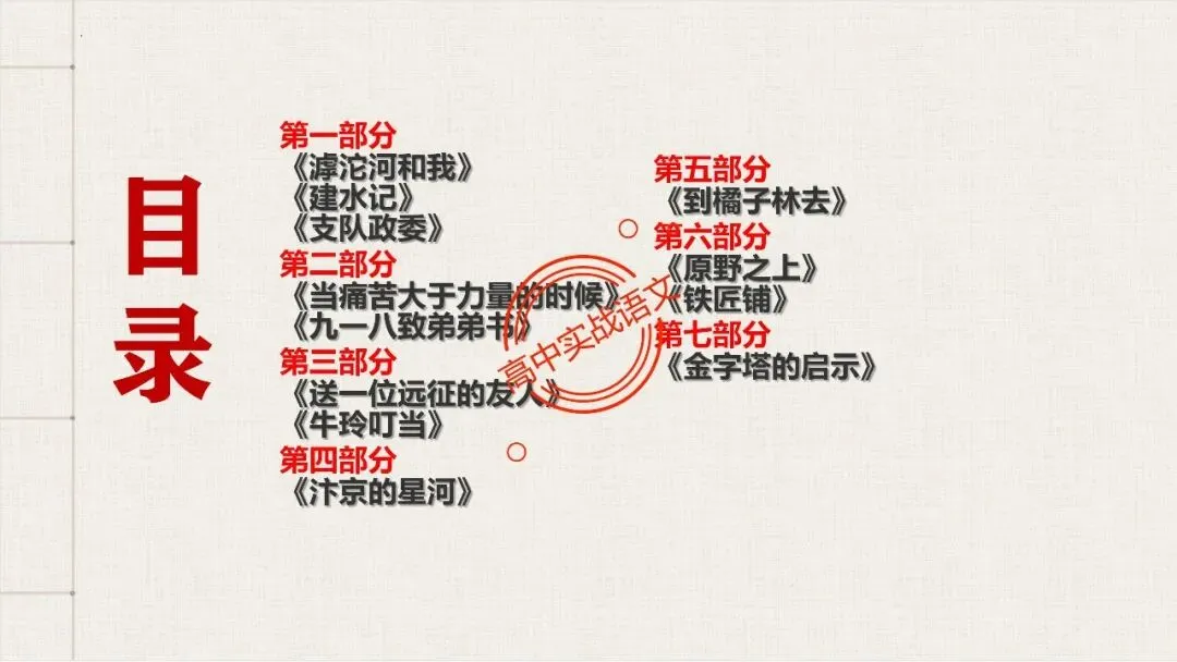 【12篇真题散文】讲透散文十大考点(结构思路+内容要点+形象语言+手法文体+标题意蕴等) 第17张