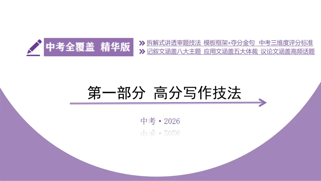 【最新2026年中考总复习】写作:高分写作技法(课件) 第14张