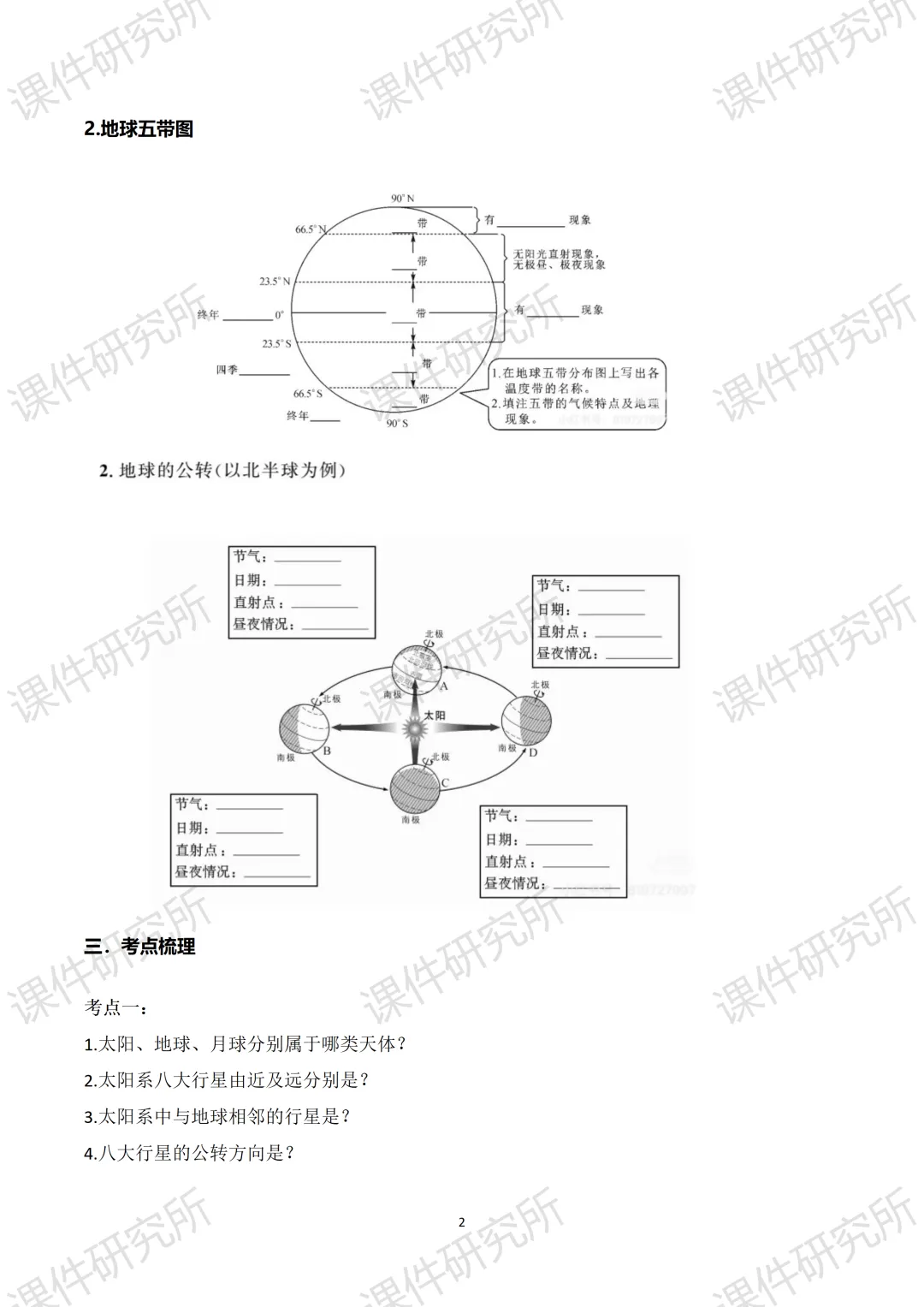 26版中考地理——情境化复习《地球》课件,带学生化身“地球探秘者”闯关解锁核心考点,复习课也能像探险一样好玩!丨自营系列 第43张