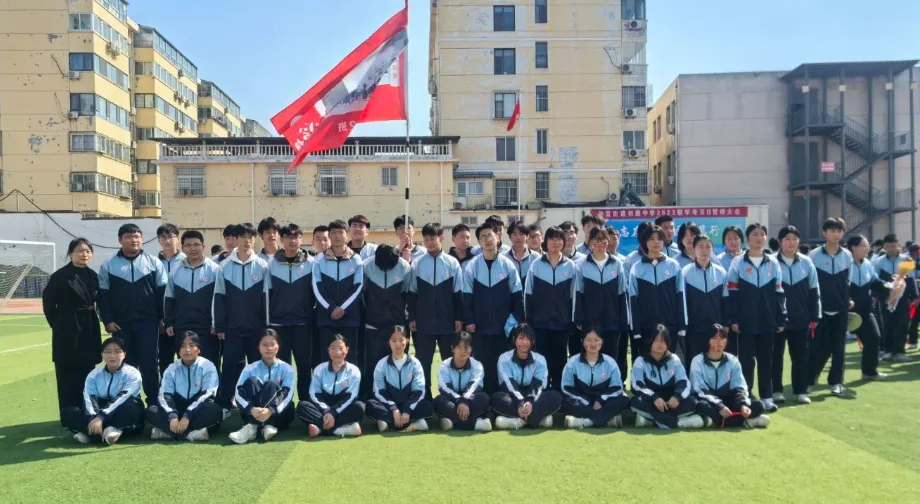 【全环境立德树人】百日砺剑,决胜中考——仲宫街道初级中学初三百日誓师大会隆重举行 第48张