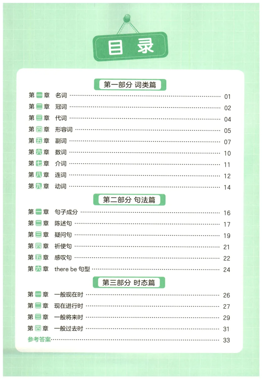 【小学教辅】小学英语语法专项训练+真题演练 第6张